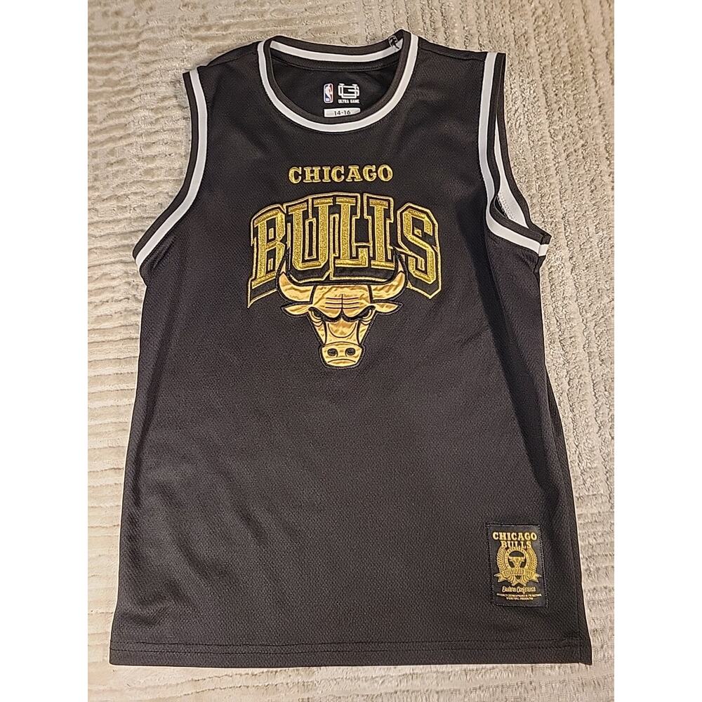 Ultra Game Chicago Bulls Youth Large 14-16 Basketball Boys Kids Children